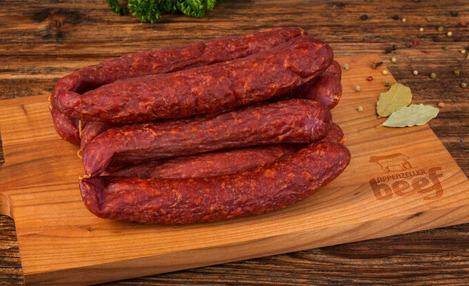 Bauernwurst Rind Appenzeller Beef Bauernwurst Rind Appenzeller Beef