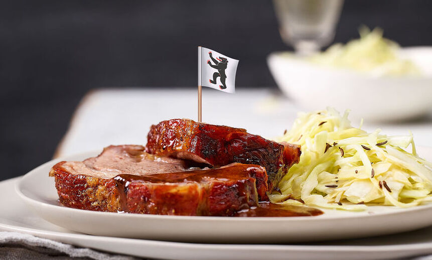 Krustenbraten von der Kalbsbrust